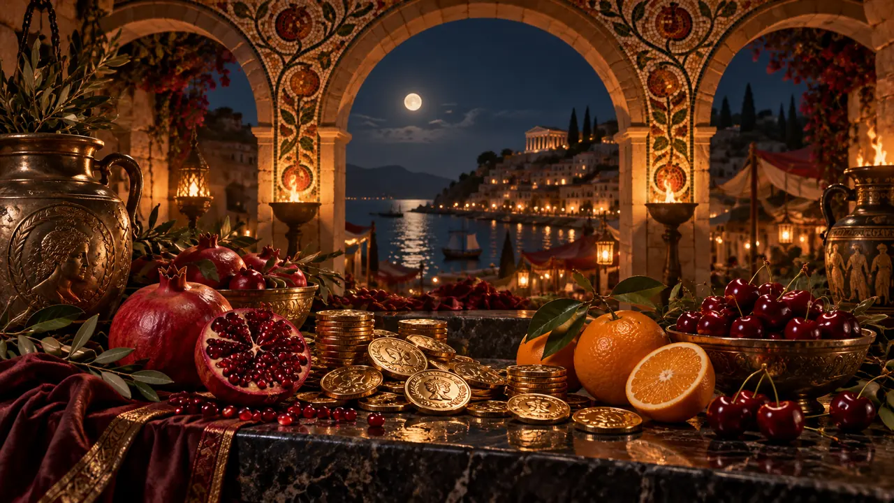 Original editorial scene representing Hot Coins & Fruits 243